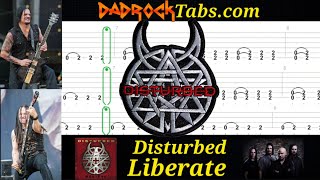 Liberate - Disturbed - ギター&ベース タブ譜レッスン