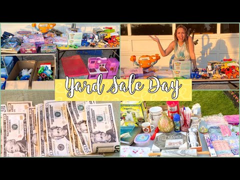 Hoarders ❤️ Yard & Garage Sale How to Set Up & Tips | Selling my Hoarded Stuff