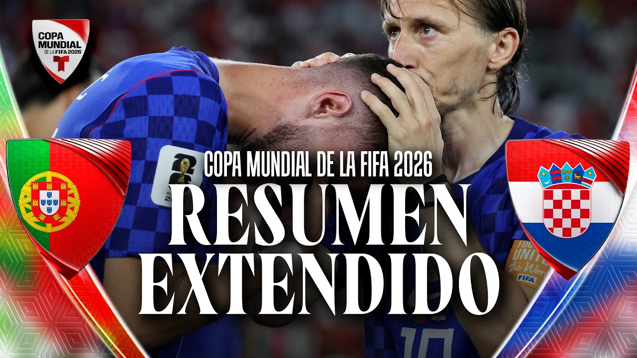 Resumen Portugal vs Croacia
