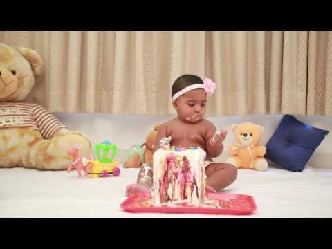 Sudeeksha Pinnamaneni cake Blast , 1st Birthday Promo Video Song-- Uday nag