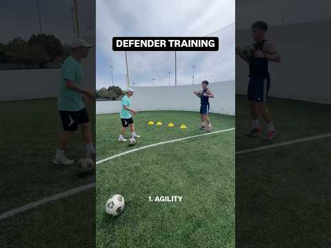 DEFENDER SOCCER TRAINING DRILL ⚽️ D1 College Soccer Player #soccer #football #soccertraining