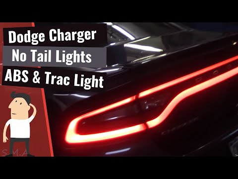 Dodge Charger: No Tail Lights & ABS / Trac Lights On