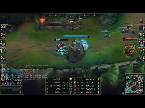 Ranked Game Season 10 Rumble Support vs Nautilus Support (Laggy Game D:)