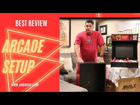 How to  install the SNK MVSX home arcade bartop and base together?