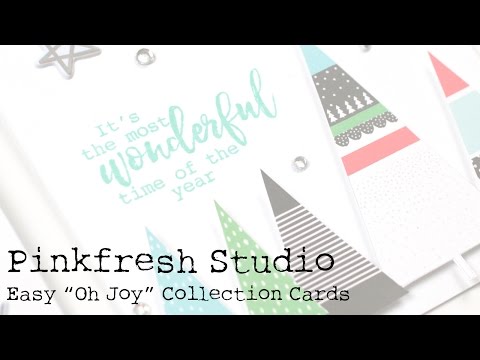 Pinkfresh Studio: Easy Oh Joy Collection Cards