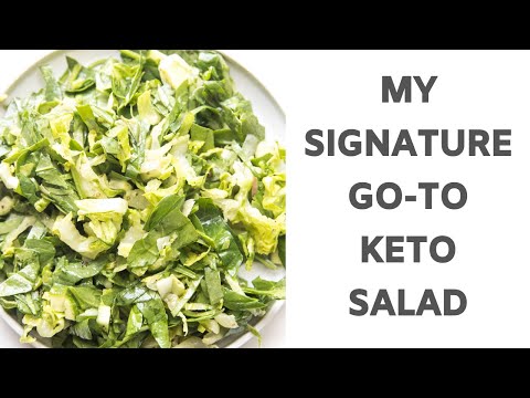 Tastes Lovely Keto House Salad - My Go-To Keto Salad