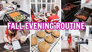 FALL SCHOOL DAY EVENING ROUTINE | Cleaning, Cooking, Family Chores