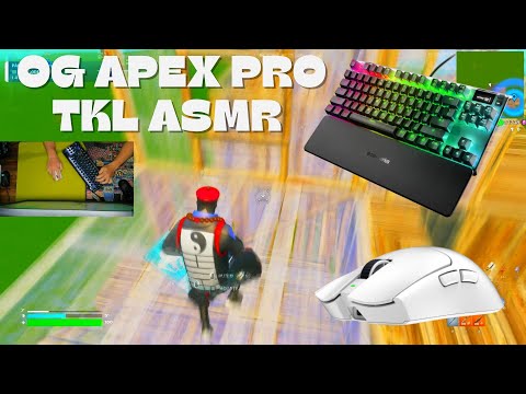 OG APEX PRO TKL 🤩 OmniPoint Adjustable Mechanical Switches Smooth Fortnite Gameplay