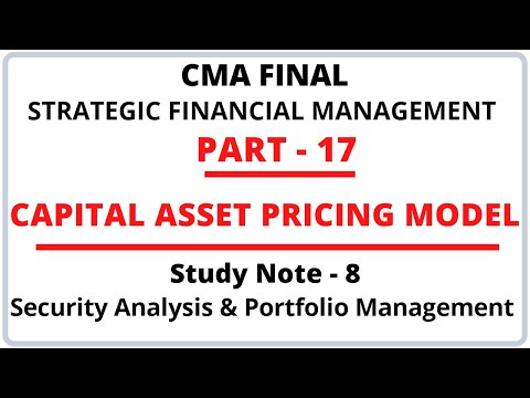 SFM | Strategic Financial Management | CMA Final | CMA Junction