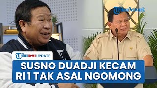 Kritik Pedas Susno Duadji soal Prabowo Bakal Tanggung Jawab Urus Utang Whoosh: Jangan Asal Ngomong