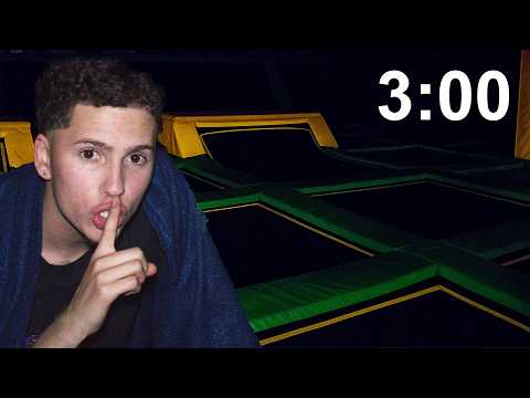 I spent the NIGHT at the TRAMPOLINE PARK and it went BAD!