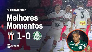VERDÃO JOGA COM UM A MAIS, TEM GOL ANULADO, E LEVA GOL EM BALAÇO DE FORA | BOTAFOGO-SP 1X0 PALMEIRAS