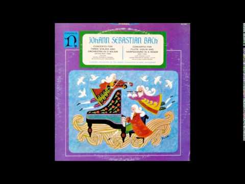 Bach Concerto for Flute Violin and Harpsichord in A minor BWV 1044 Karl Ristenpart