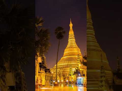 Beleza mágica da cidade de Yangon, Mianmar
