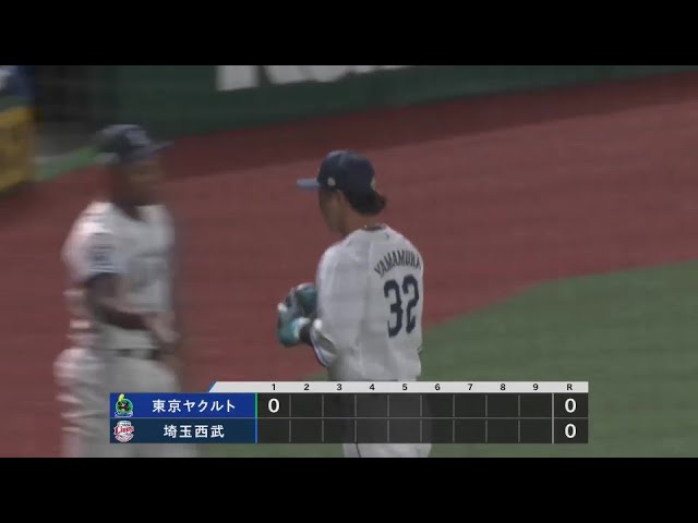 【ファーム】ライオンズ・山村崇嘉 三遊間の打球を捌き華麗なジャンピングスローでアウトを奪う!! 2024年9月25日 埼玉西武ライオンズ 対 東京ヤクルトスワローズ