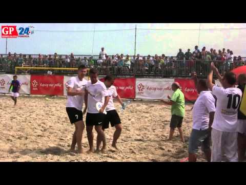 Ustka. Beach soccer. Mistrzostwa Polski. Mecz o 3. miejsce
