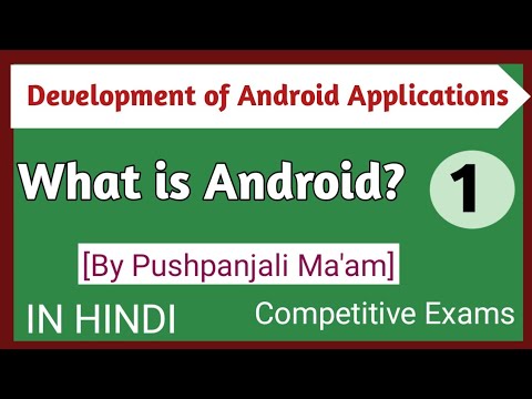 Lec 1 1 What is Android Devlopment of Android Applications in Hindi