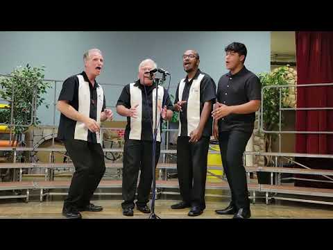 The Tanglefoot Four Quartet singing ‘Wait Til the Sun Shines Nellie’ at the Harmony Festival in St. Charles, MO.