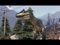 SFM Juarssic World Battle At Big Rock Allosaurus