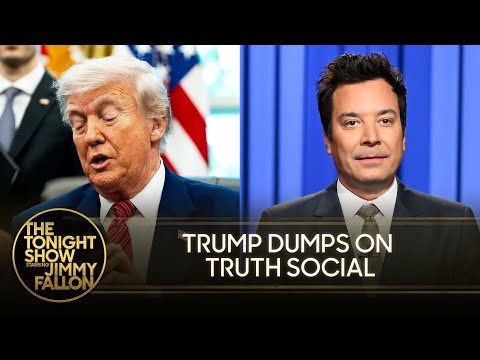 Trump Spams Truth Social with 160 Posts; Trump Vodka Returns | The Tonight Show