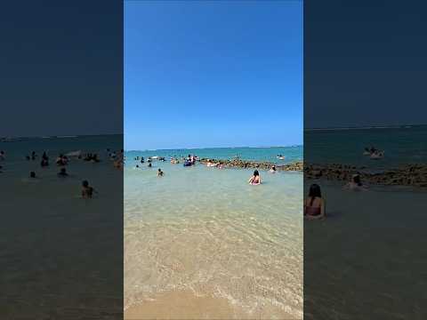 água cristalina em Porto de galinhas piscinas