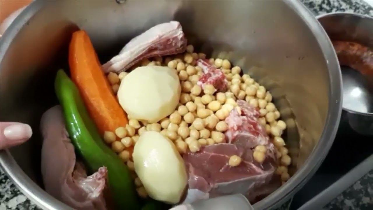 🍽Como hacer COCIDO DE GARBANZOS en OLLA EXPRESS 2022/23 | cocina casera y facil 🌟