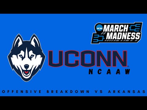 Offensive Breakdown: UConn Women's Elite Offense vs Arkansas | March Madness 2025 | March 22, 2025
