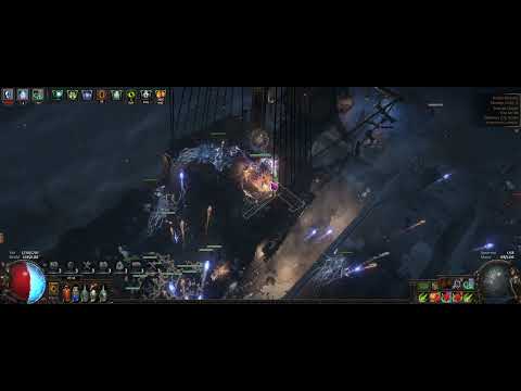 PoE 3.16 Scourge Skeleton Mage summoner - Simulacrum Wave 30 bad layout = ez mode