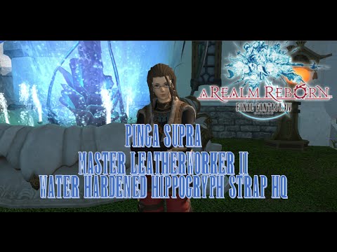 Final Fantasy XIV: ARR - Unlocking Supra & 4 Star Crafts - Master Leatherworker II