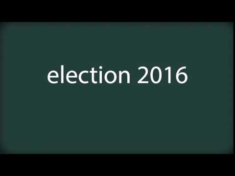 How to pronounce election 2016