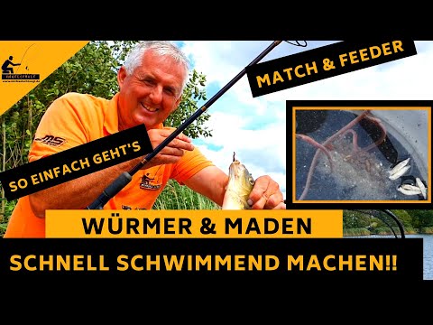 THE quick trick – make worms and maggots swim!