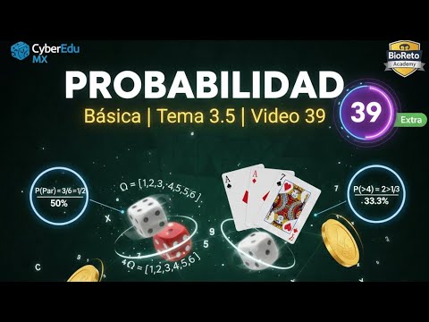 VIDEO 39: PROBABILIDAD BÁSICA | Tema 3.5 | MATEMÁTICAS - Anime ECOEMS 2026