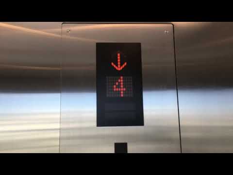 Beautiful Mitsubishi Scenic Traction Elevators @ Park Place Lot 3, Irvine, CA