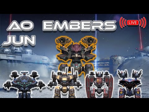 War Robots - Ao Jun Embers Vs Titans - Champion League Gameplay - WR Livestream