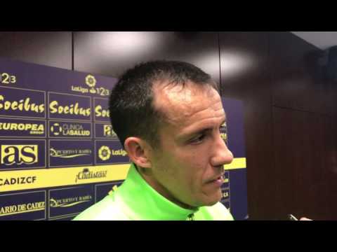 David López tras Cádiz-Huesca (05-11-16)