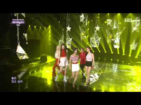 [Comeback Special] 140706 f(x) - All Night @ Inkigayo Comeback Stage