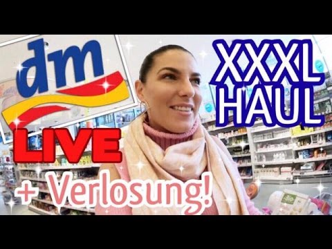 XXXL LIVE DM HAUL! Ganzer Einkaufswagen ist voll! + VERLOSUNG ♡