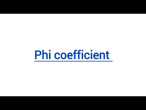 Phi Coefficient || #bhupsychology