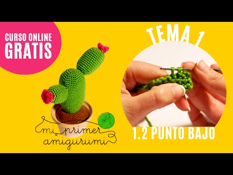 Aprende los puntos básicos de ganchillo con nuestro Curso Online Gratis - Mi primer amigurumi