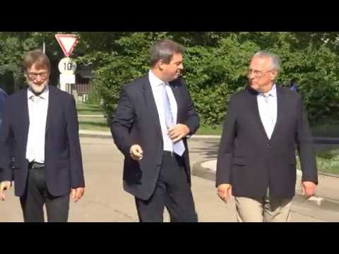 Landesamt fuer Asyl Eroeffnung Schnittbilder in Manching bei Ingolstadt im Juli 2018