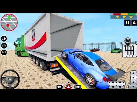 Transporting Compact SUV in Cargo Plane - Police Car Transporter Simulator Gameplay #3