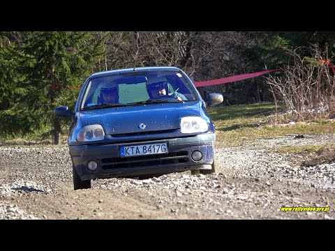 W. MARTYNKIEWICZ / M. BREJ - Renault Clio - KJS 2 Rajd Ziemi Sanockiej Nagórzany Bukowsko 12-03-2023
