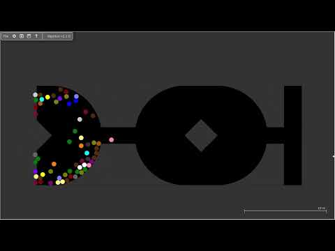 Survival Proliferation 15 | Marble Race in Algodoo