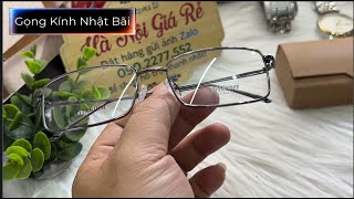 Gọng kính cận hàng nhật bãi còn đẹp gọng titan gọng xám full viền giá rẻ