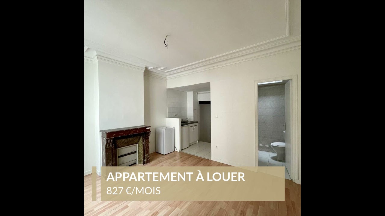 Appartement À louer - 1 pièce - PARIS - 827 €/mois