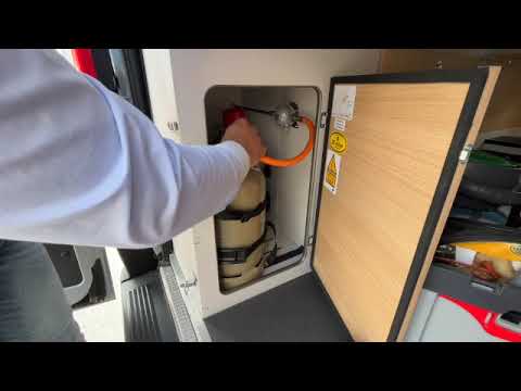 Gasflasche im Wohnmobil anschließen