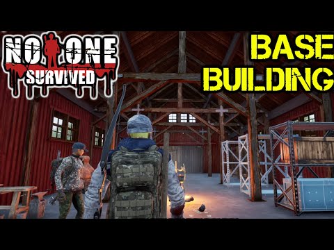 No One Survived #4 Building Ourselves A Storage Warehouse (Base Build)