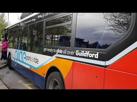 Here is the stagecoach bus 29107 on the 100 in Guildford Spectrum