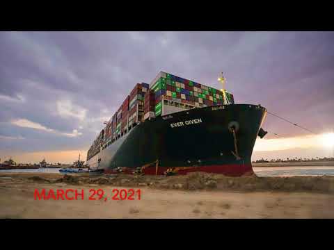 EVER GIVEN VS GOLDEN RAY? on March 29, 2021