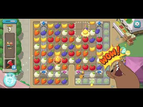We Bare Bears Match3 Repairs Level 1030 - No Boosters